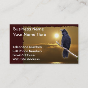 RAVEN & GOLDEN SUNLIGHT Business Cards