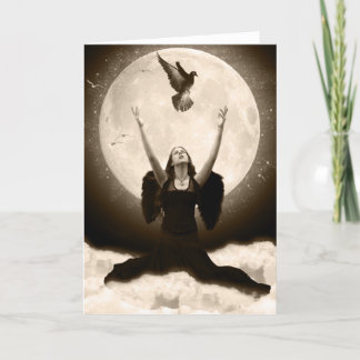 Raven Greeting Card