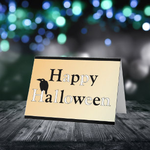 Raven Happy Halloween•Birthday Card