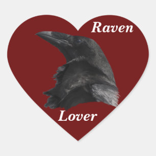 Raven & Heart Stickers