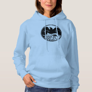 Raven Hoodie Jacket Women's Raven Crow Art Jacket