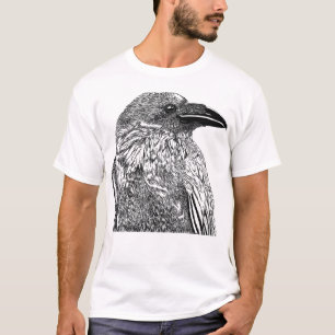Raven Illustration T-Shirt