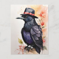 Raven in Fedora Hat