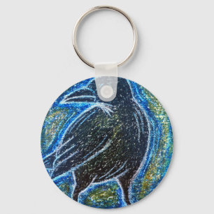 Raven Key Ring