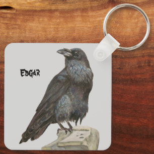 Raven Key Ring