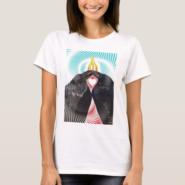 raven kiss T-Shirt (Front)