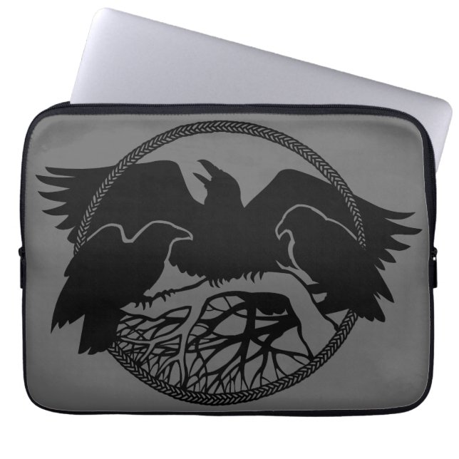 Raven Laptop Sleeve Spirit Animal Tablet Cases (Front)