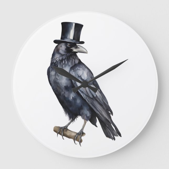 Raven Large Clock (Front)