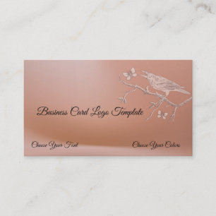Raven Logo Business Card