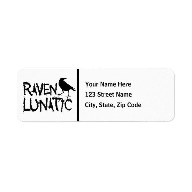 Raven Lunatic Black Crow (Front)