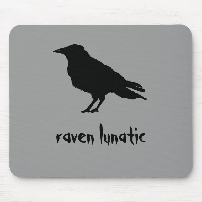 Raven Lunatic Mousepad (Front)