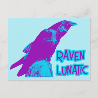 Raven Lunatic Postcard