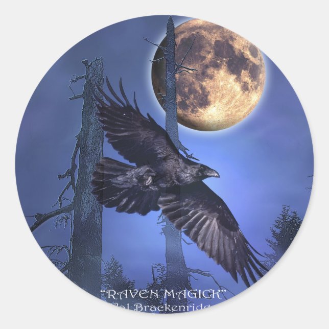 "RAVEN MAGICK" Stickers (Front)