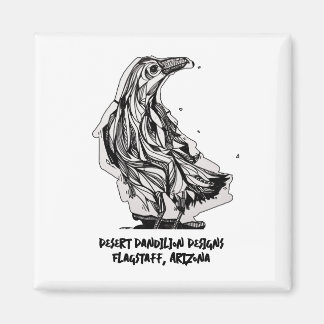 Raven Magnet by Desert Dandilion Designs