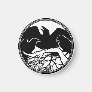 Raven Magnets Raven Native Art Fridge Magnet Gift