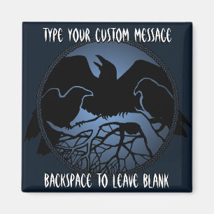 Raven Magnets RavenPersonalized Fridge Magnet Gift