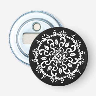 Raven Mandala Bottle Opener
