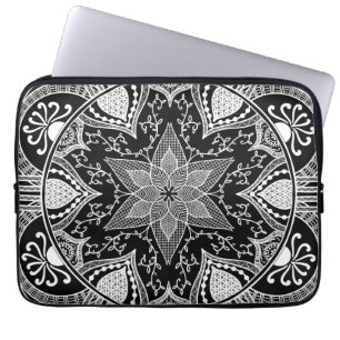 Raven Mandala Laptop Sleeve