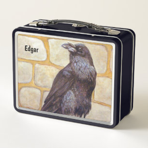 Raven Metal Lunch Box