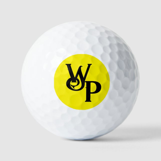 Raven Monogram - Create Your Own Golf Balls (Front)