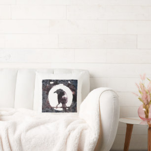 Raven Moon Cushion