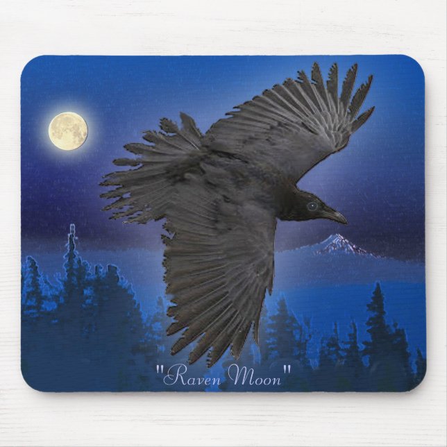 RAVEN & MOON Mousepad (Front)
