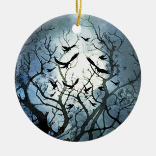 Raven Moon Ornament