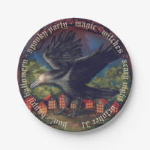 Raven Moonlight Witches Halloween Night