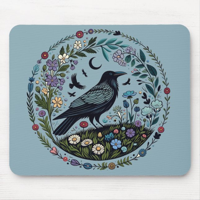 Raven  mouse mat (Front)