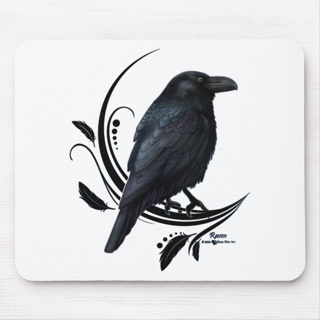 Raven Mouse Mat (Front)