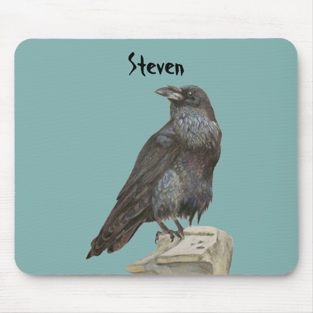 Raven Mouse Mat (Front)