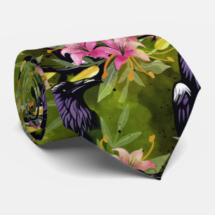 Raven Neck Tie