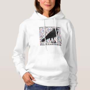 Raven Never More Hoodie