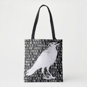 Raven Never More Tote Bag