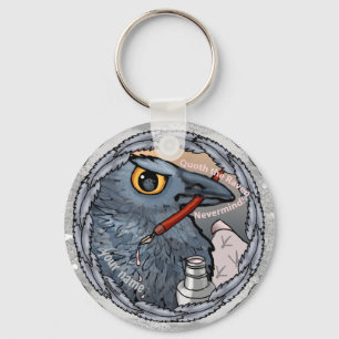 Raven Nevermind  Key Ring