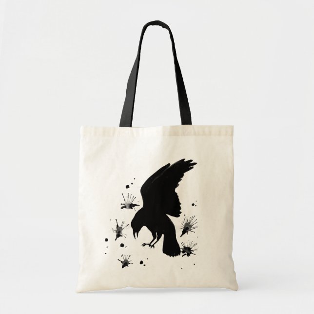Raven Nevermore Tote Bag (Front)