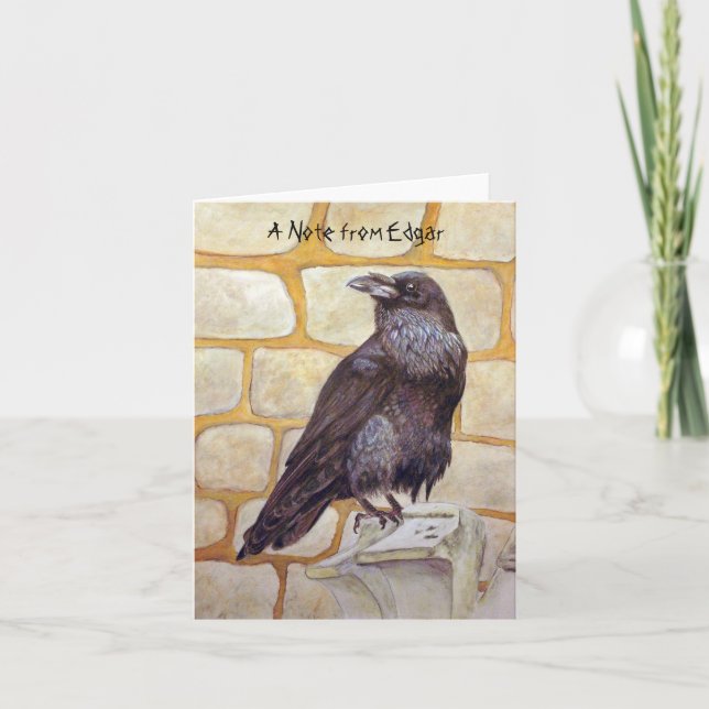Raven Note Card (Front)