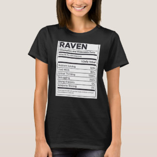 Raven Nutrition Information Problem Solving Hard W T-Shirt