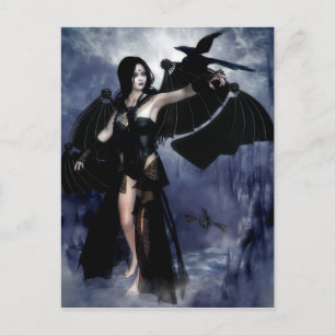 Raven of the Night Postcard