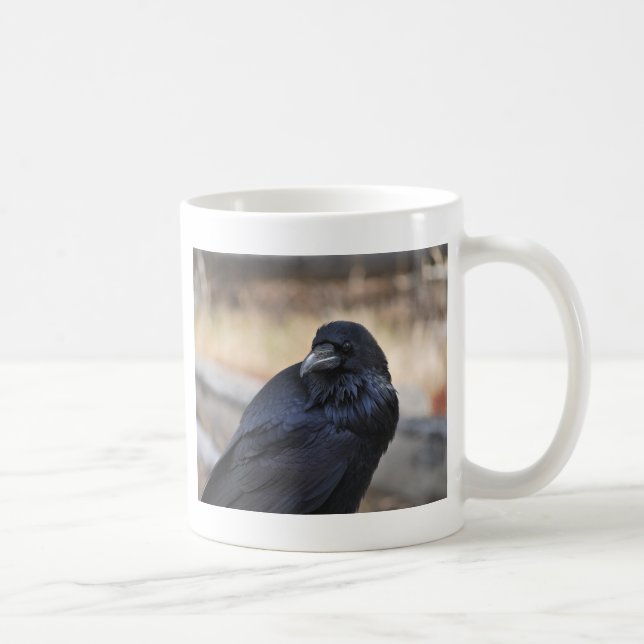 Raven of Yellowstone Coffee Mug (Right)