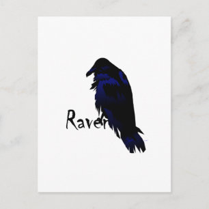Raven on Raven Postcard