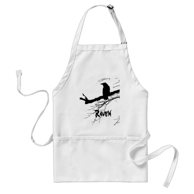 Raven on the Tree Standard Apron (Front)