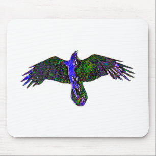 Raven Paint Mouse Mat