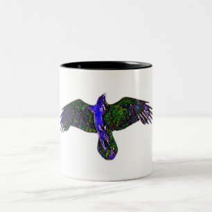 Raven Paint Two-Tone Coffee Mug