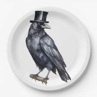 Raven Paper Plate