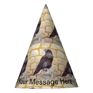 Raven Party Hat