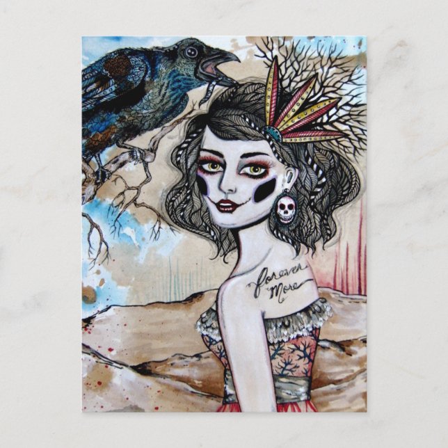 Raven Postcard (Front)