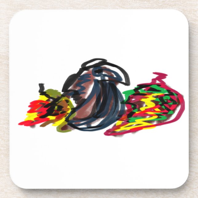 Raven relax Autumn Coaster (Front)