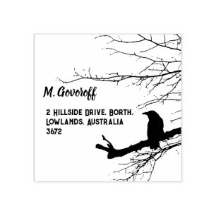 Raven Return Address Stamp