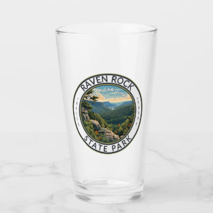 Raven Rock State Park North Carolina Travel Badge Glass